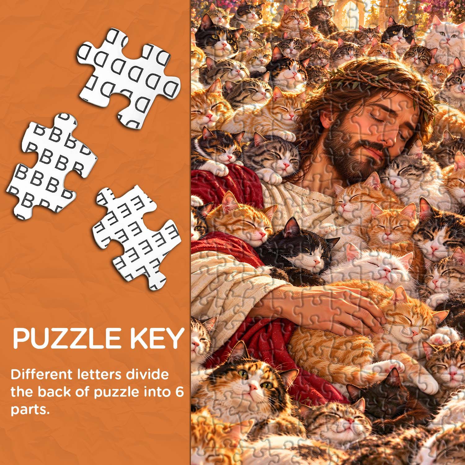 Puzzle Sacred Purrs 1000 pièces