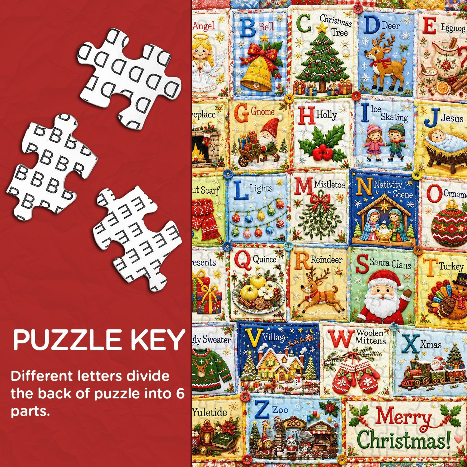 Christmas Letter Collection Jigsaw Puzzle 1000 Pieces