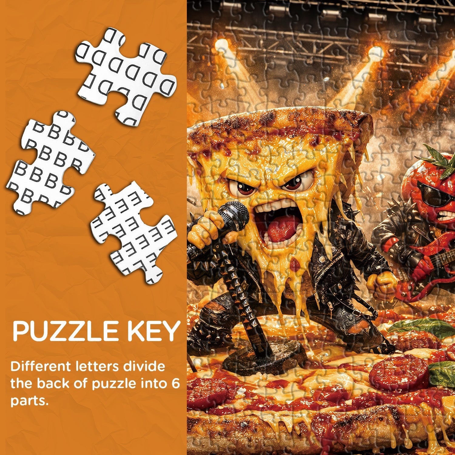 Puzzle Rockin' Pizza de 1000 piezas