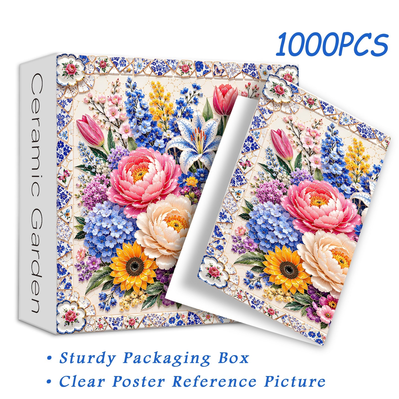 Ceramic Garden Jigsaw Puzzle 1000 Piece