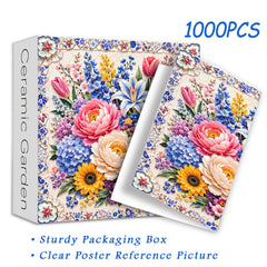 Ceramic Garden Jigsaw Puzzle 1000 Piece