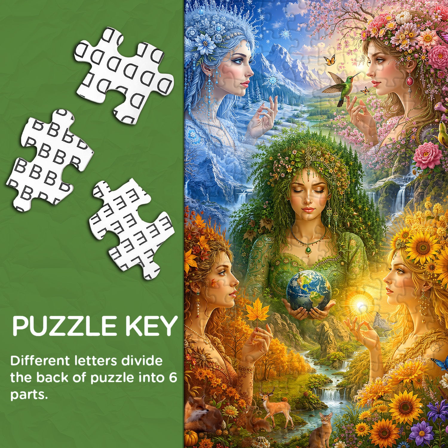 Guardian of Earth & Seasons Jigsaw Puzzle 1000 Pieces