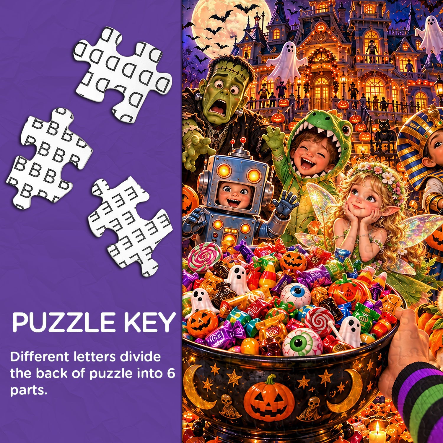 Trick or Treat Crew Jigsaw Puzzle 1000 Pieces