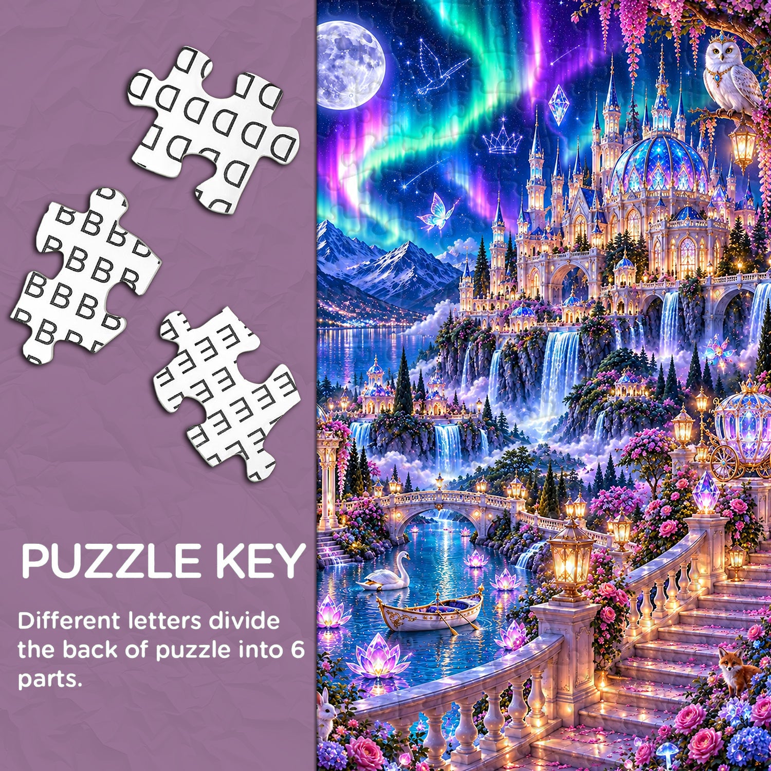 Aurora Castle Jigsaw Puzzle 1000 Pieces
