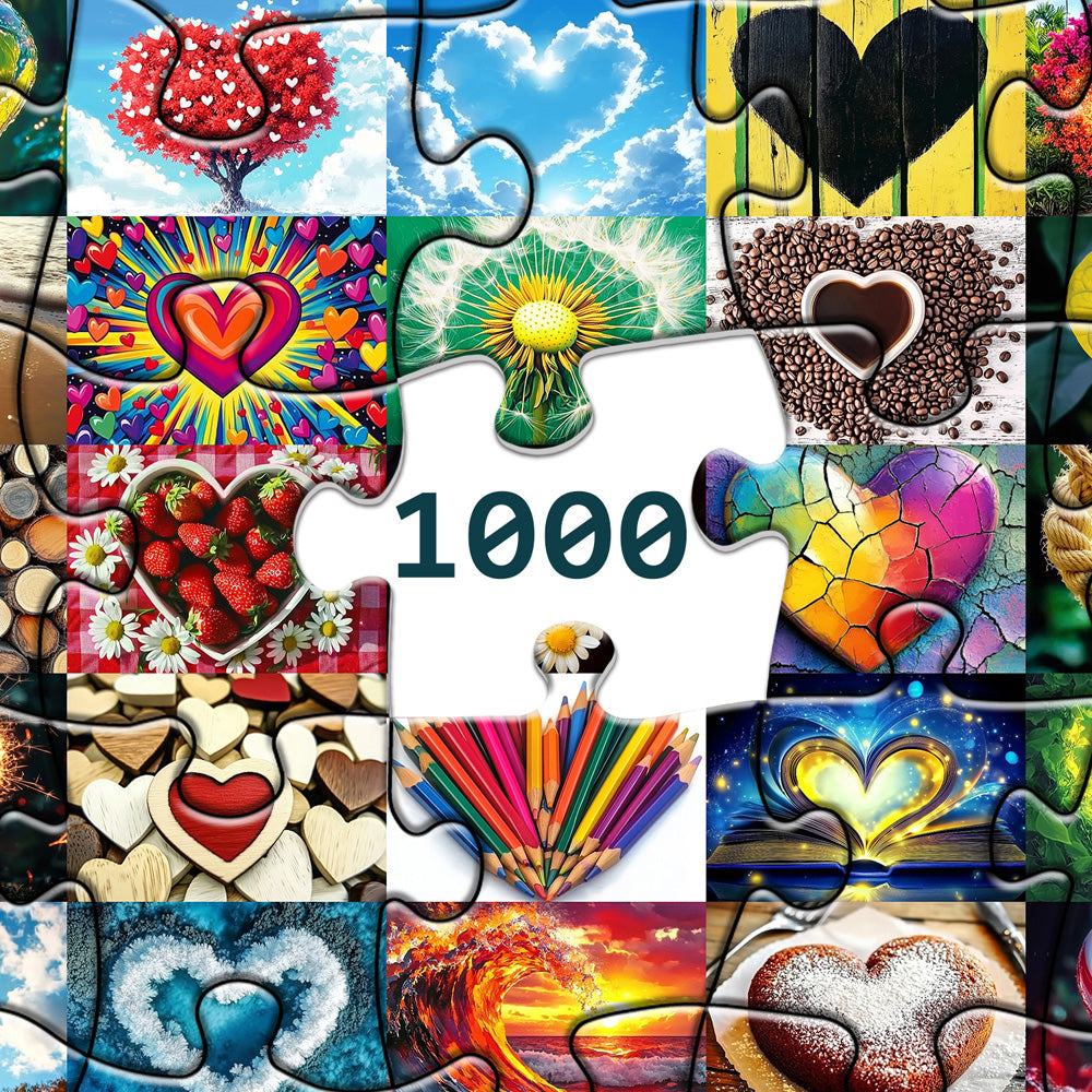 Love's Kaleidoscope Jigsaw Puzzle 1000 Pieces