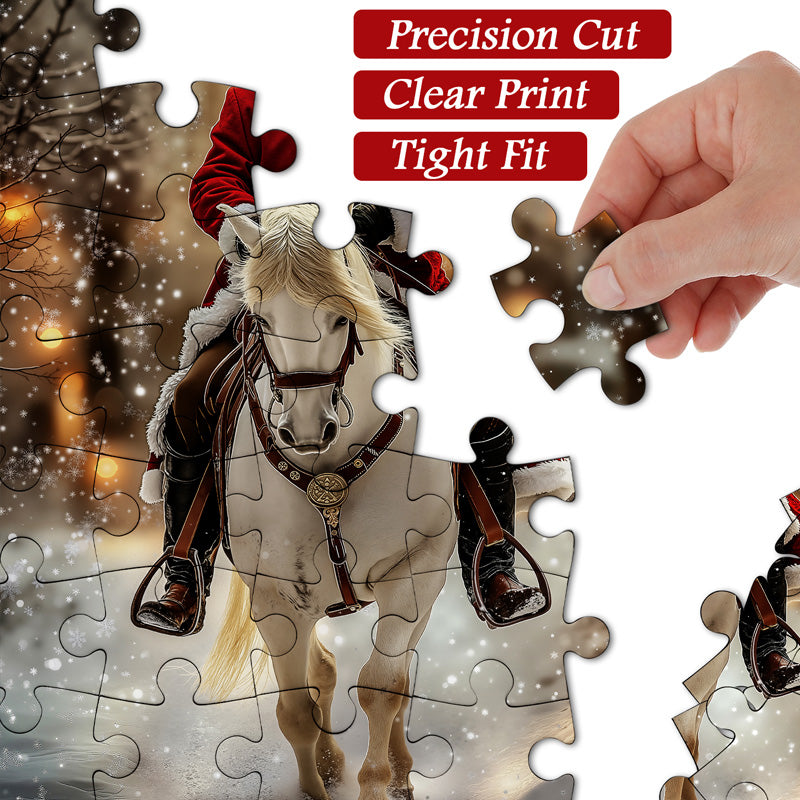 Puzzle de puzzle Santa Gallop 1000 pièces