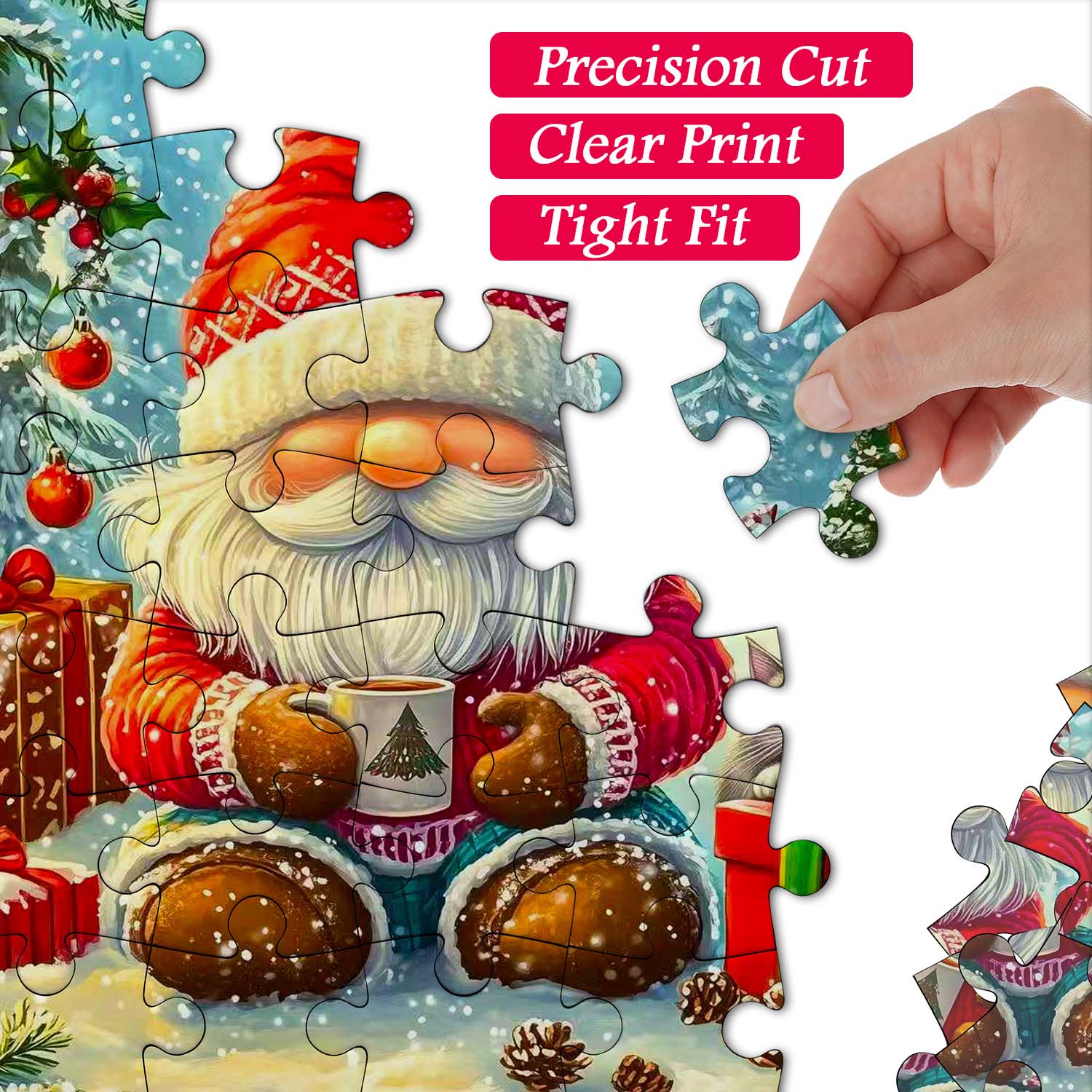 Festival de elfos de Navidad Puzzle 1000 piezas