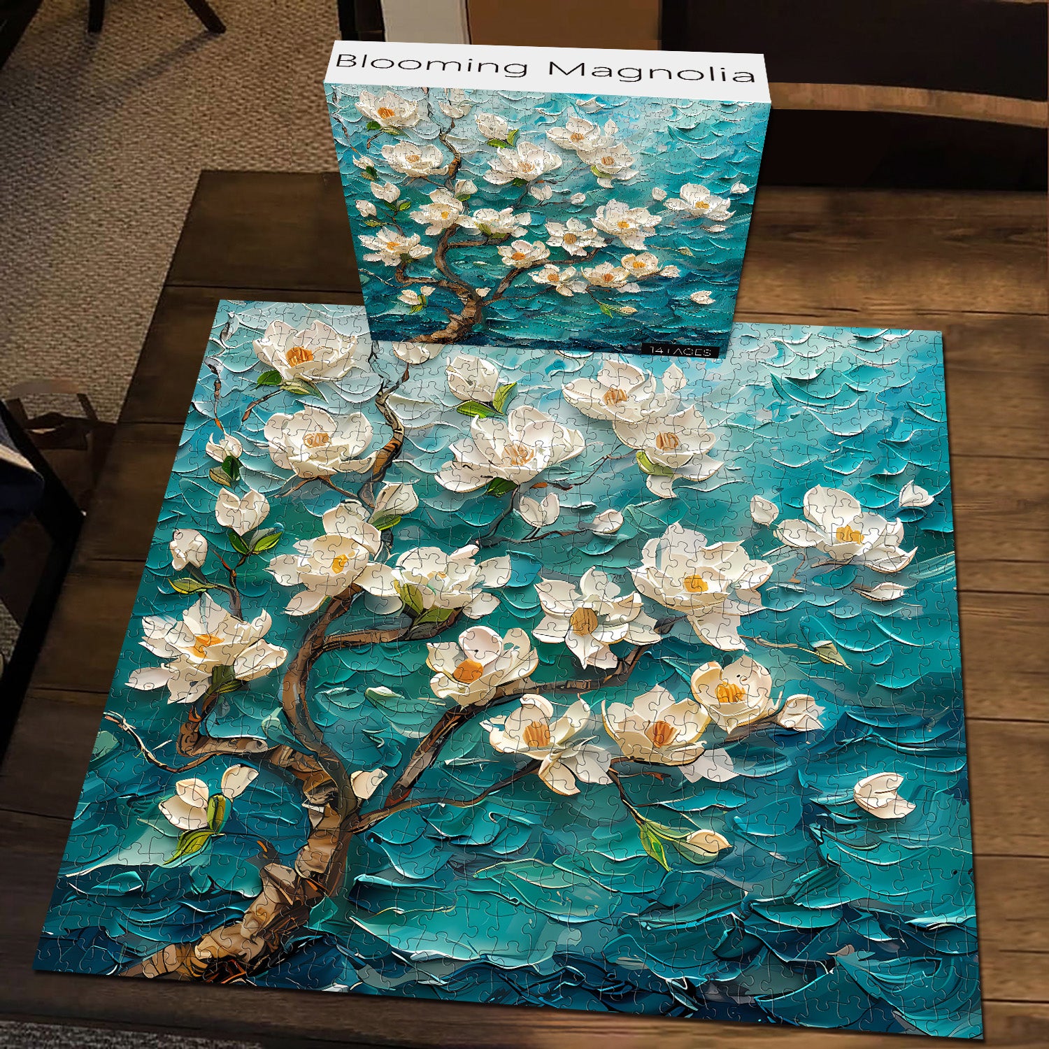 Blooming Magnolia Jigsaw Puzzle 1000 Pieces – Pickforu Puzzle