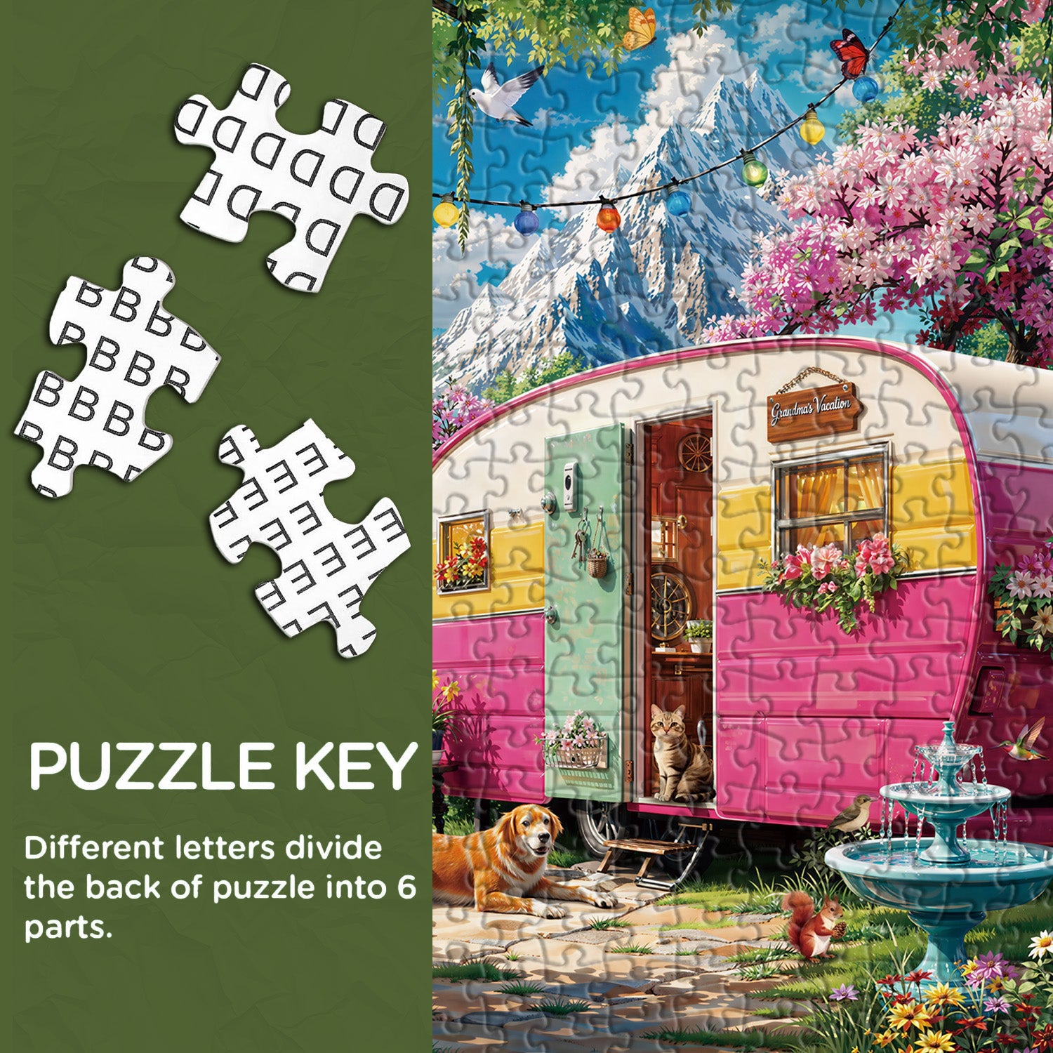 Omas Urlaub Puzzle 1000 Teile