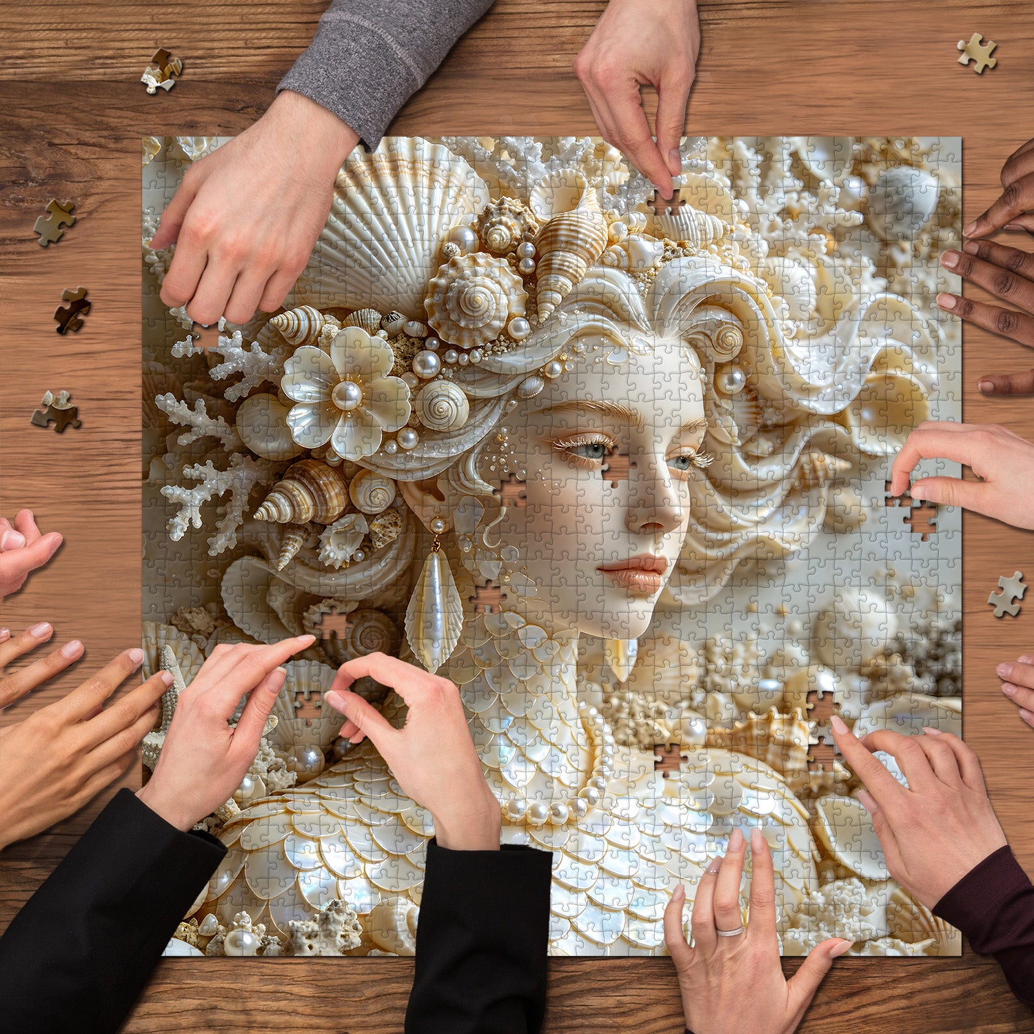 Pearl Tide Muse Jigsaw Puzzle 1000 Pieces