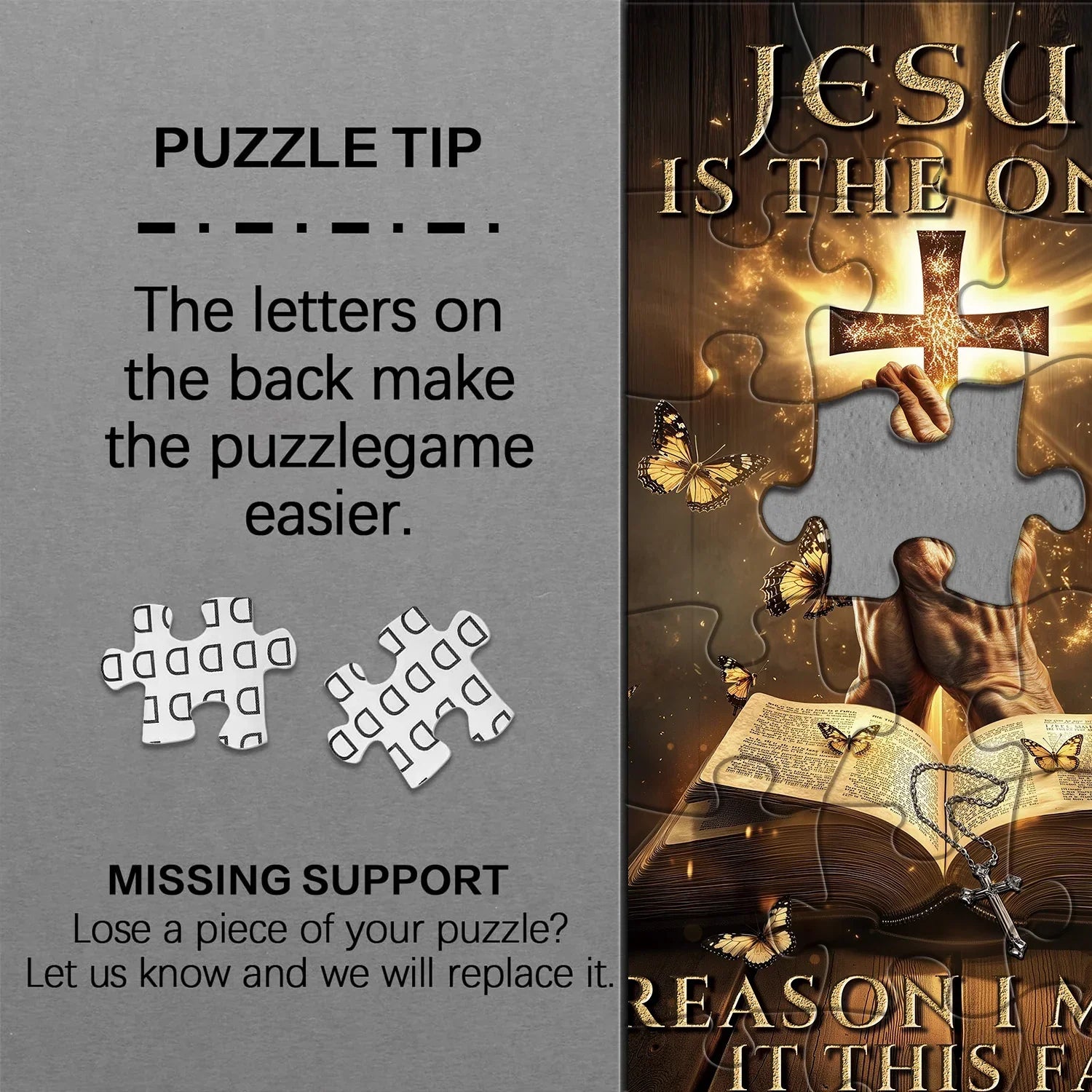 Prière de prière divine Puzzle 1000 pièces