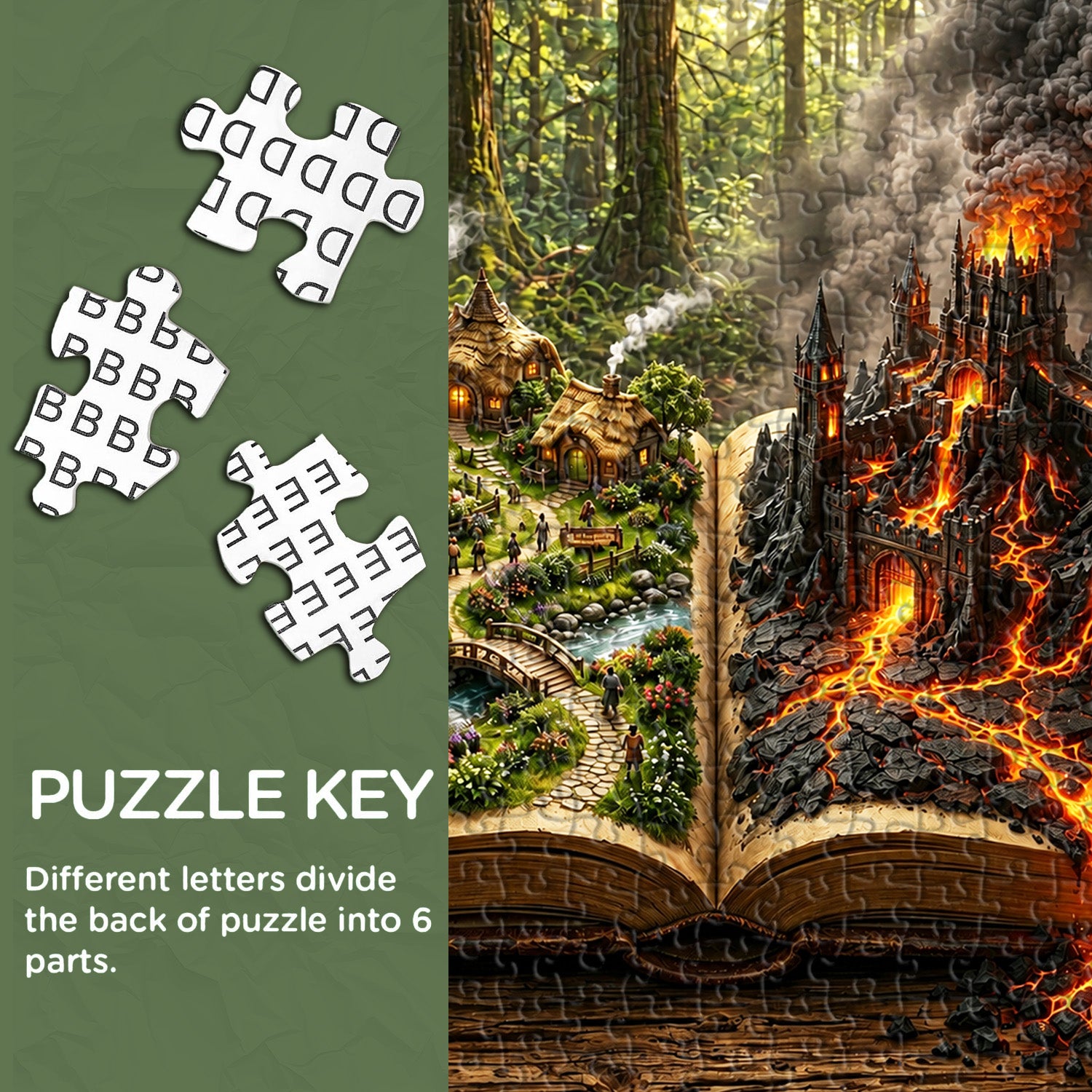 Tale Book of Two Worlds Jigsaw Puzzle 1000 Pieces