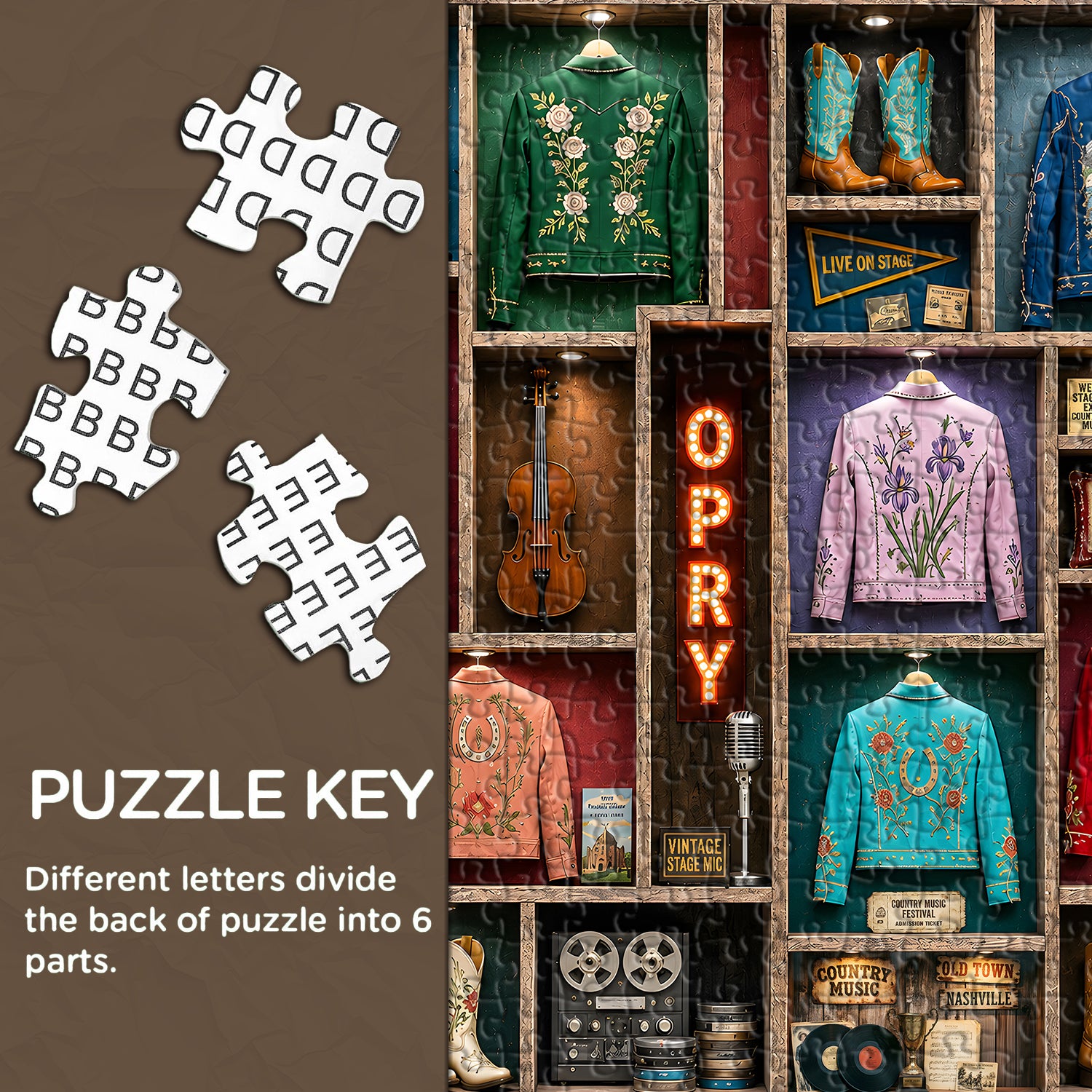 Puzzle Western Stage Keepsakes da 1000 pezzi
