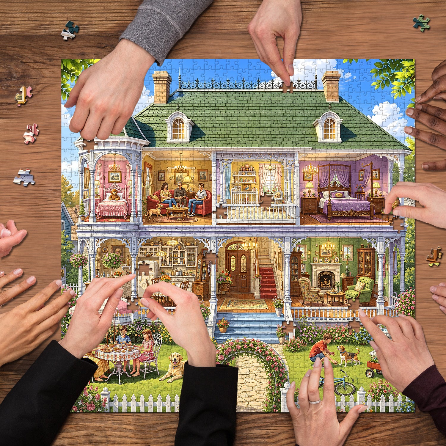 Bliss Cottage Jigsaw Puzzle 1000 Pieces