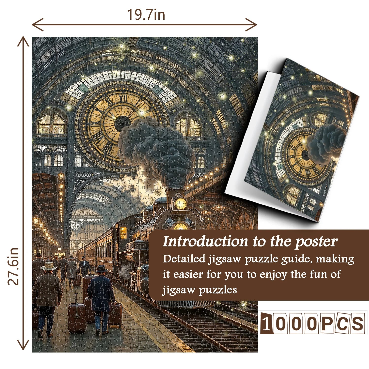 Puzzle Train temporel 1000 pièces