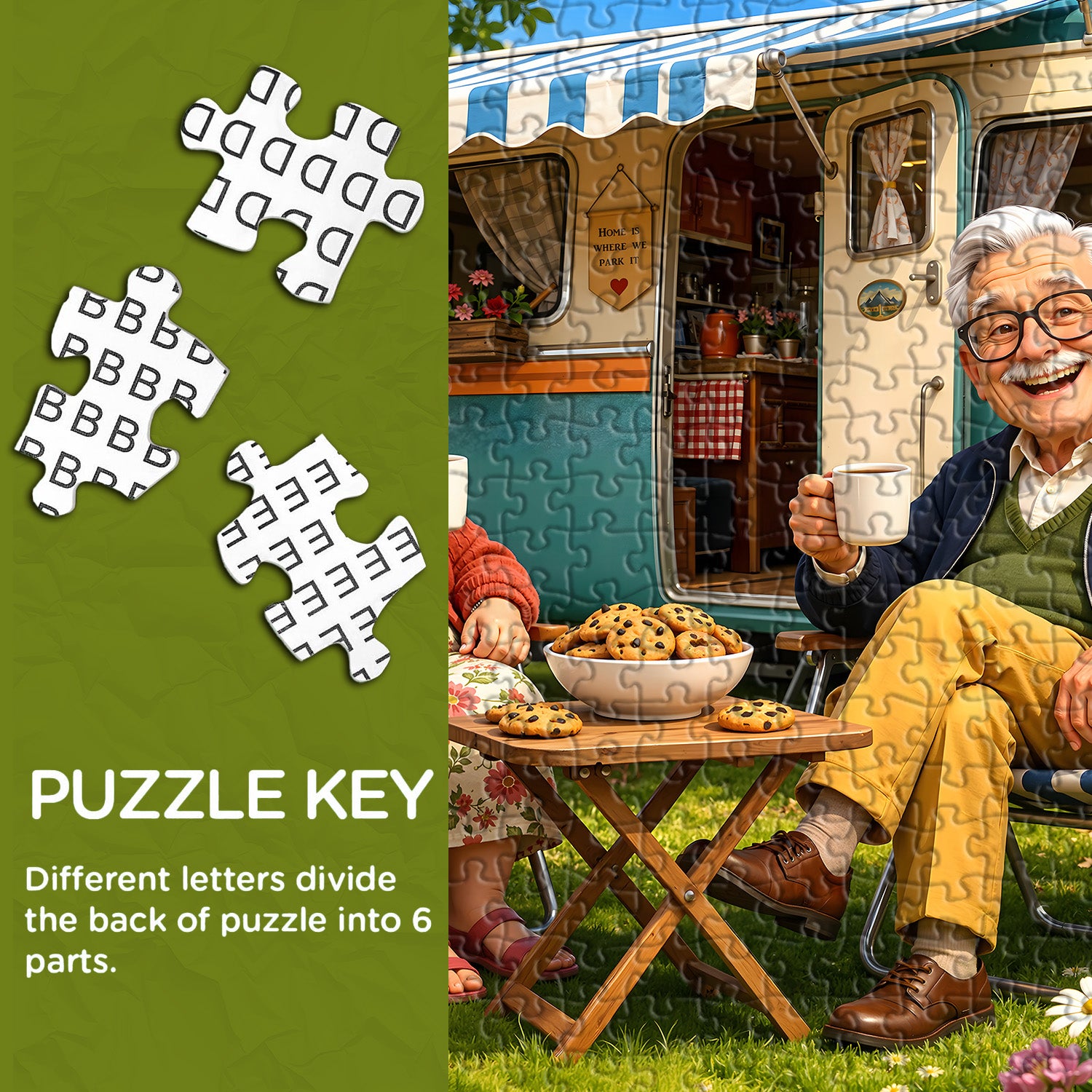 Leisurely Camper Days Jigsaw Puzzle 1000 Pieces