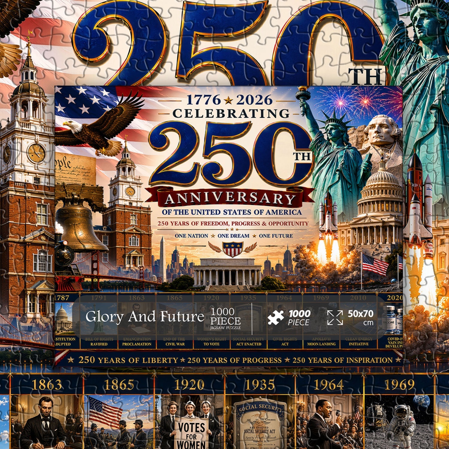 Puzzle Gloria e Futuro 1000 Pezzi