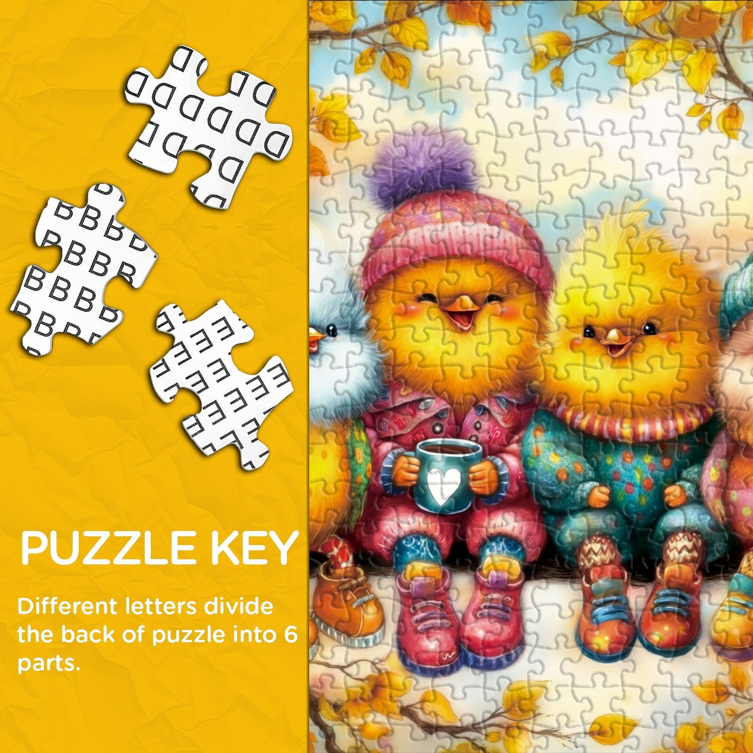 Federzweige Puzzle 1000 Teile