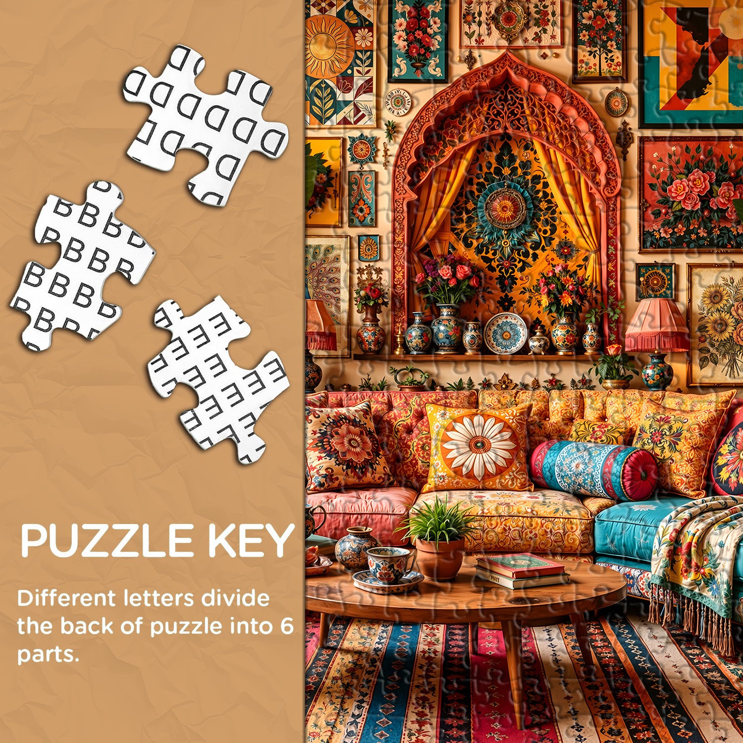 Bohemian Retreat Jigsaw Puzzle 1000 Pieces