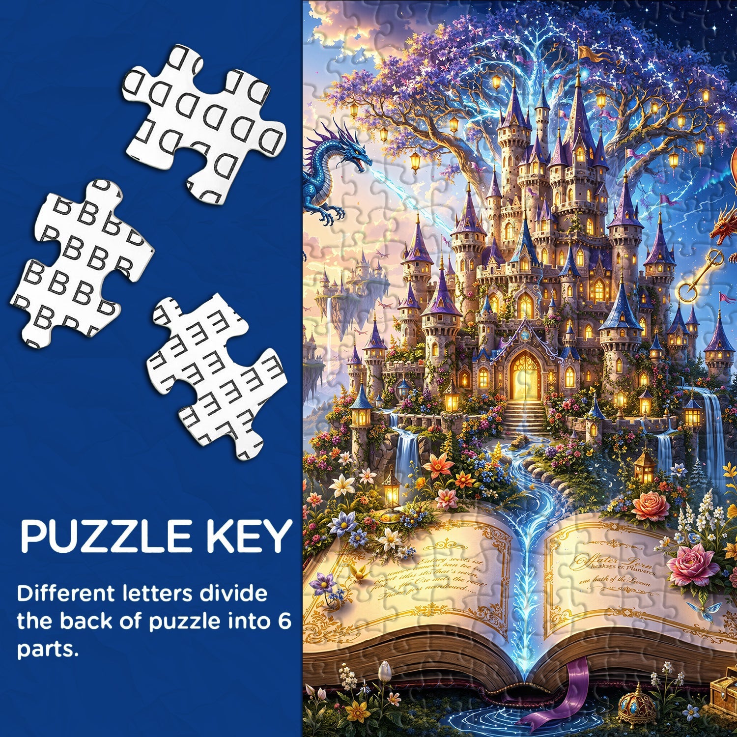 Dual Dragon Tale Jigsaw Puzzle 1000 Pieces