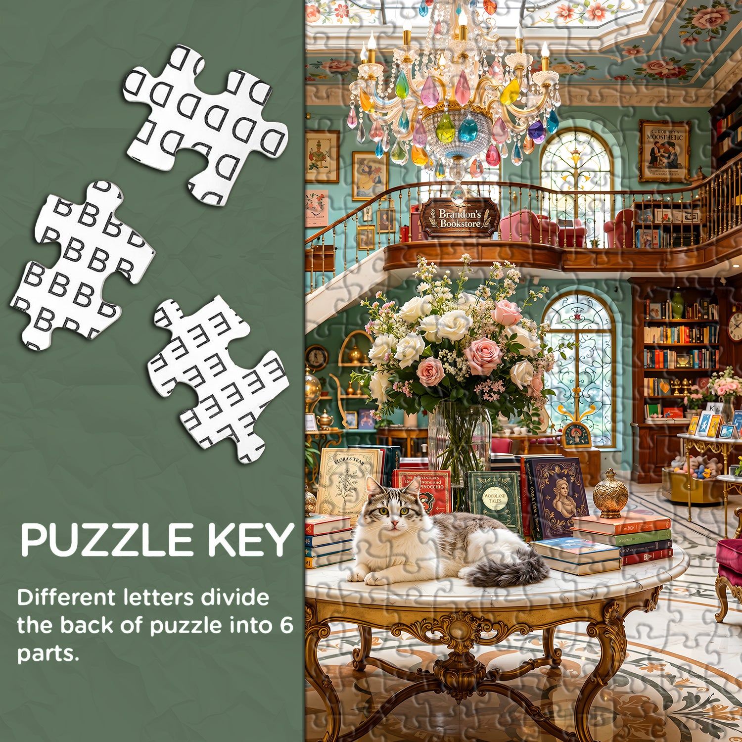 Brandon's Bookstore Jigsaw Puzzle 1000 Pieces