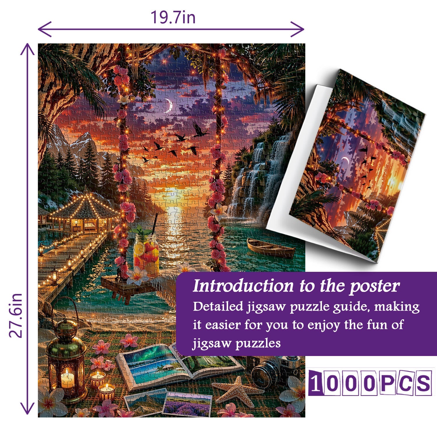 Puzzle Sunset Swing 1000 pezzi