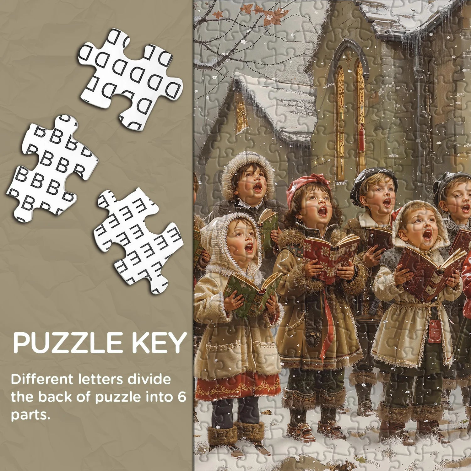 Coro de invierno Rompecabezas Puzzle 1000 piezas