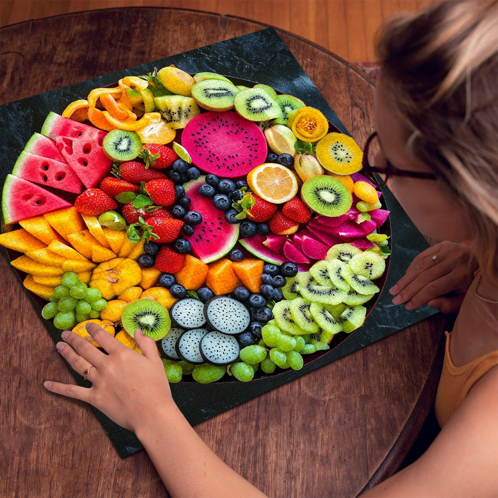 Rainbow Fruit Platter Jigsaw Puzzles 1000 Pieces