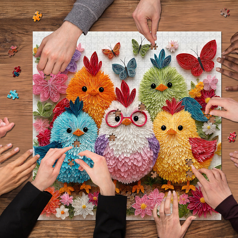 Chicks Blossom Puzzle 1000 pièces