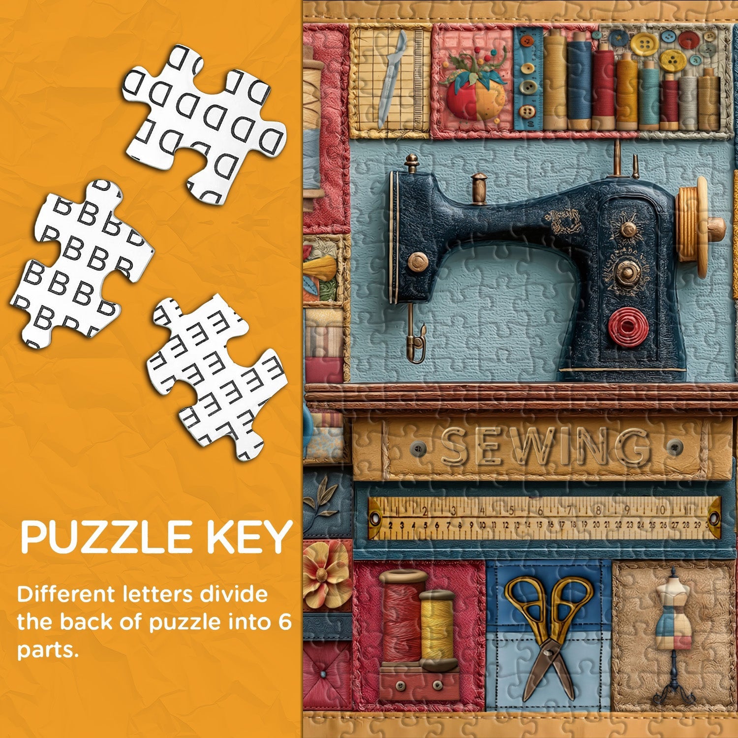 Nähhandwerkskollektion Puzzle 1000 Teile