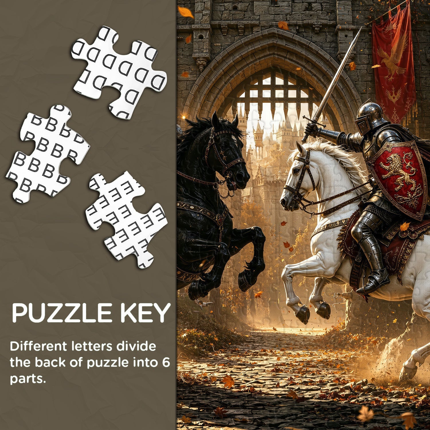 Autumn Castle Duel Jigsaw Puzzle 1000 Pieces