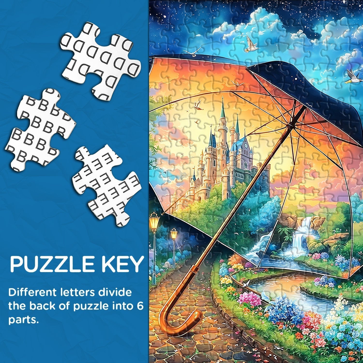 Umbrella Dreams Jigsaw Puzzle 1000 Pieces