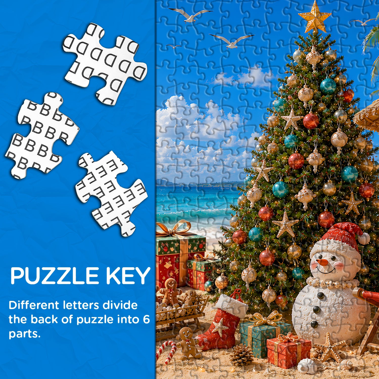 Island Christmas Jigsaw Puzzle 1000 Pieces
