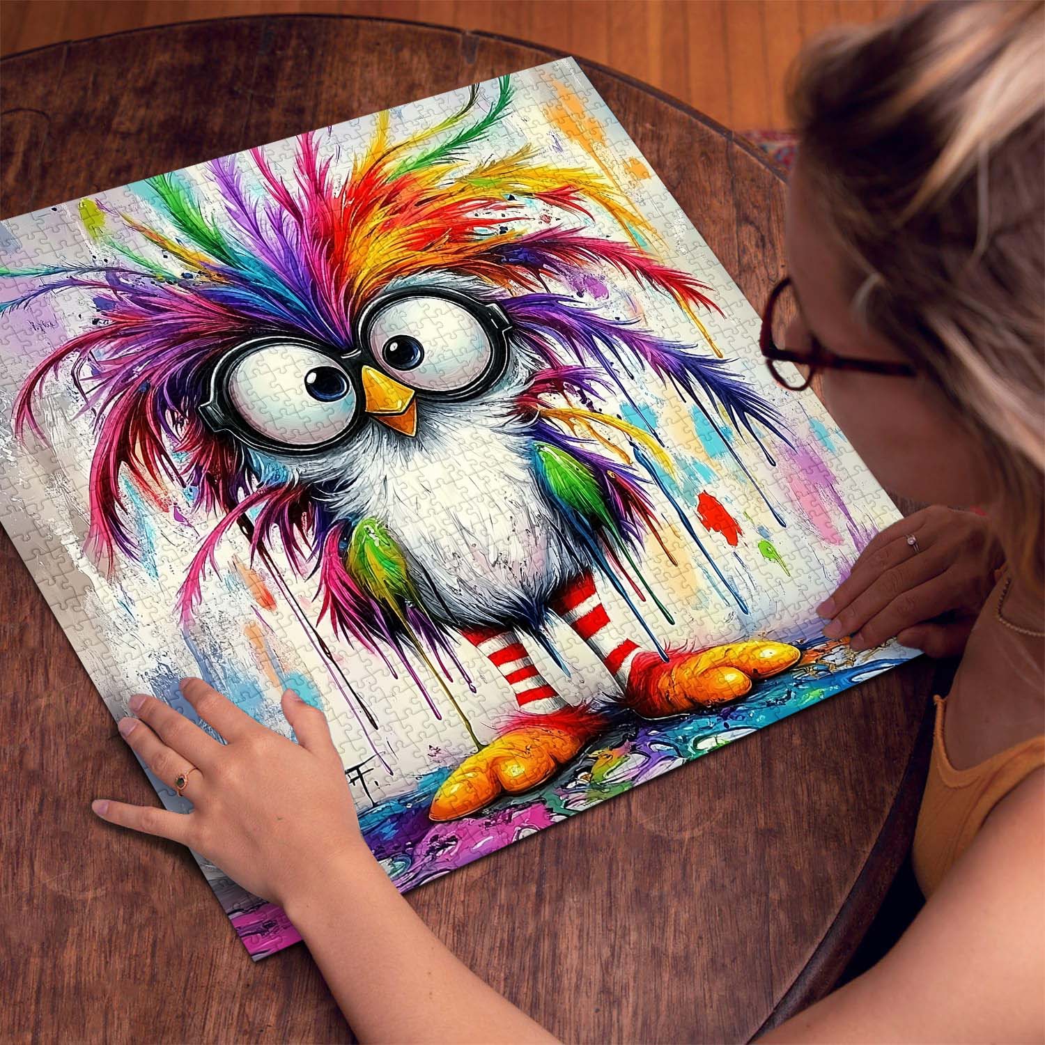 Color Explosion Bird Jigsaw Puzzle 1000 Pieces