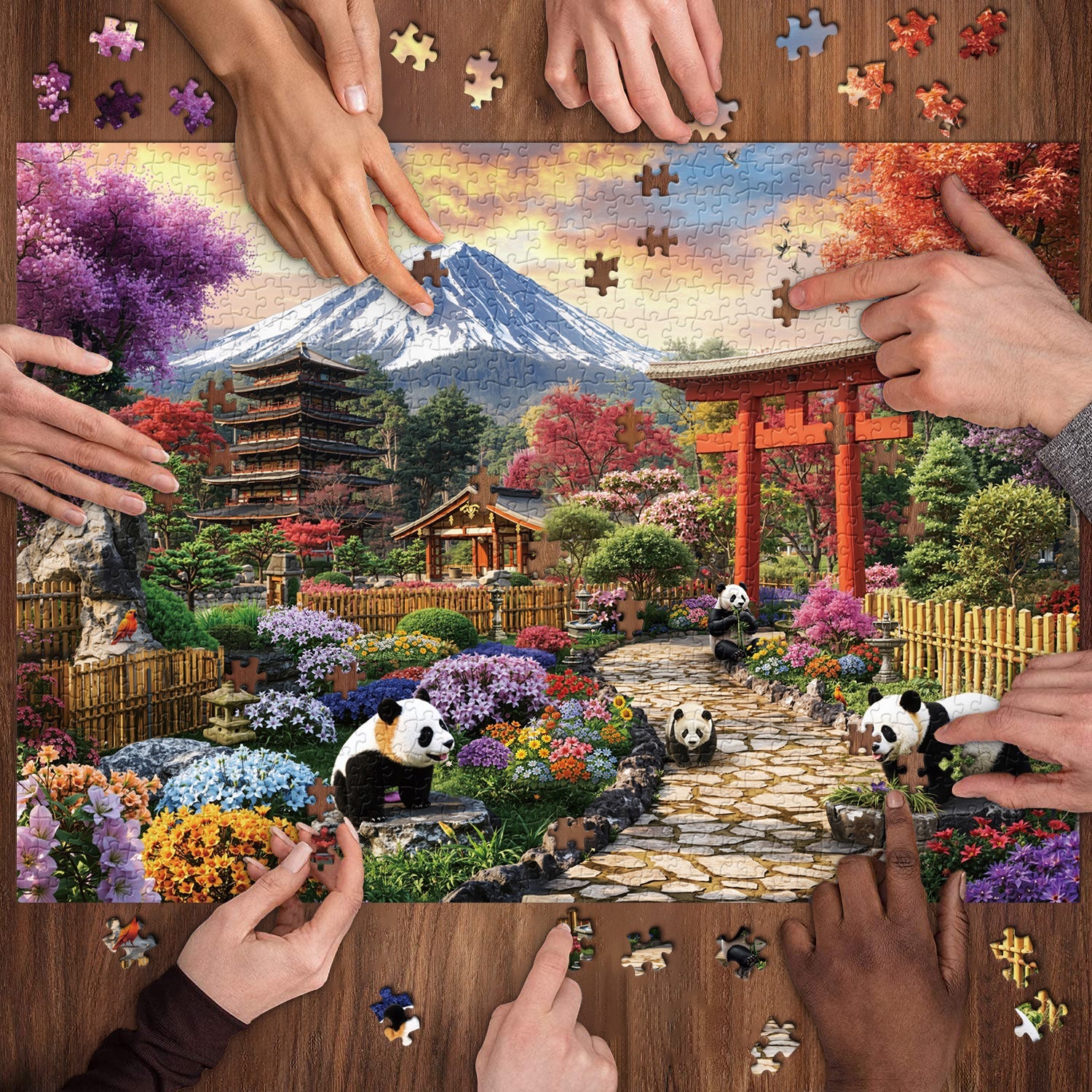Fuji Fairyland Jigsaw Puzzle 1000 Pieces