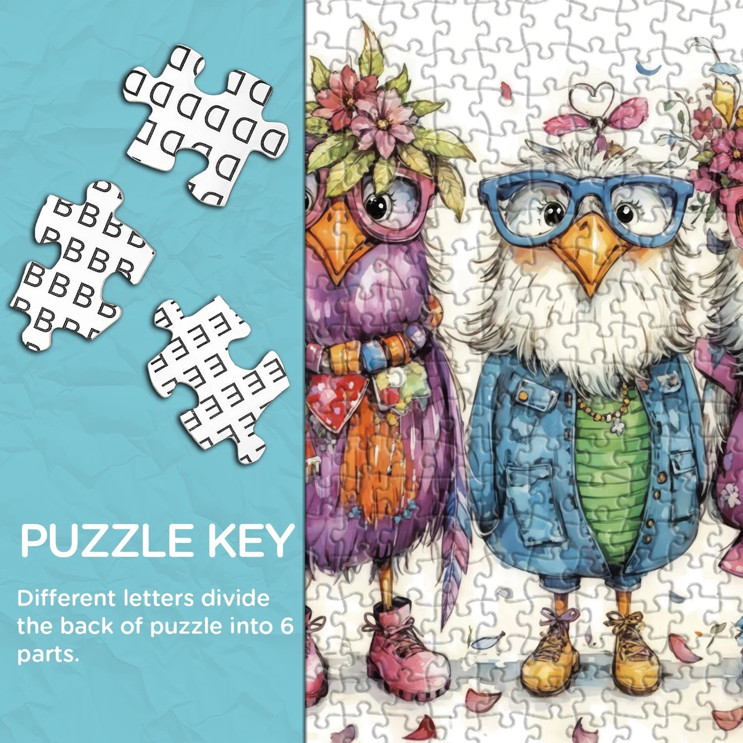 Stilvolle Küken Puzzle 1000 Stücke