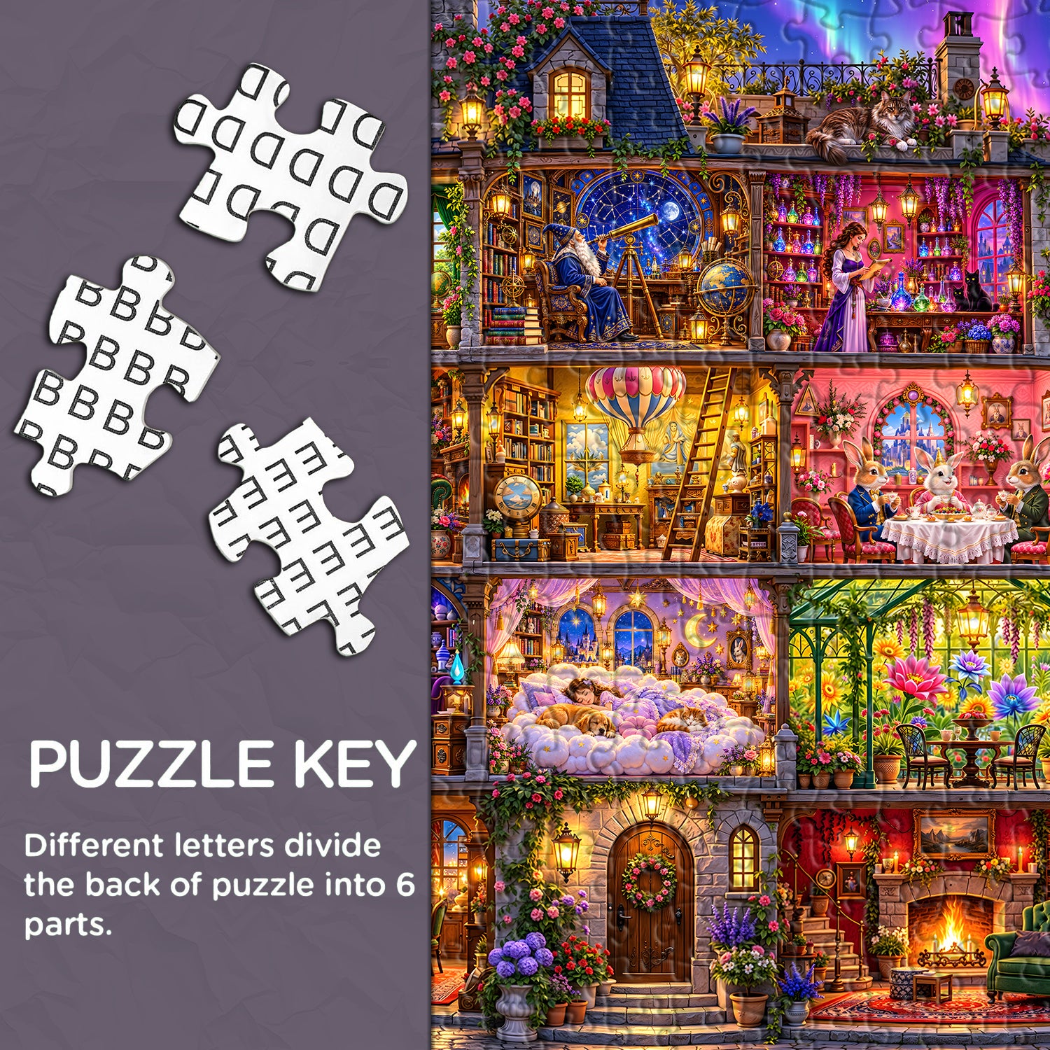 The Enchanted Manor Jigsaw Puzzle 1000 Pieces