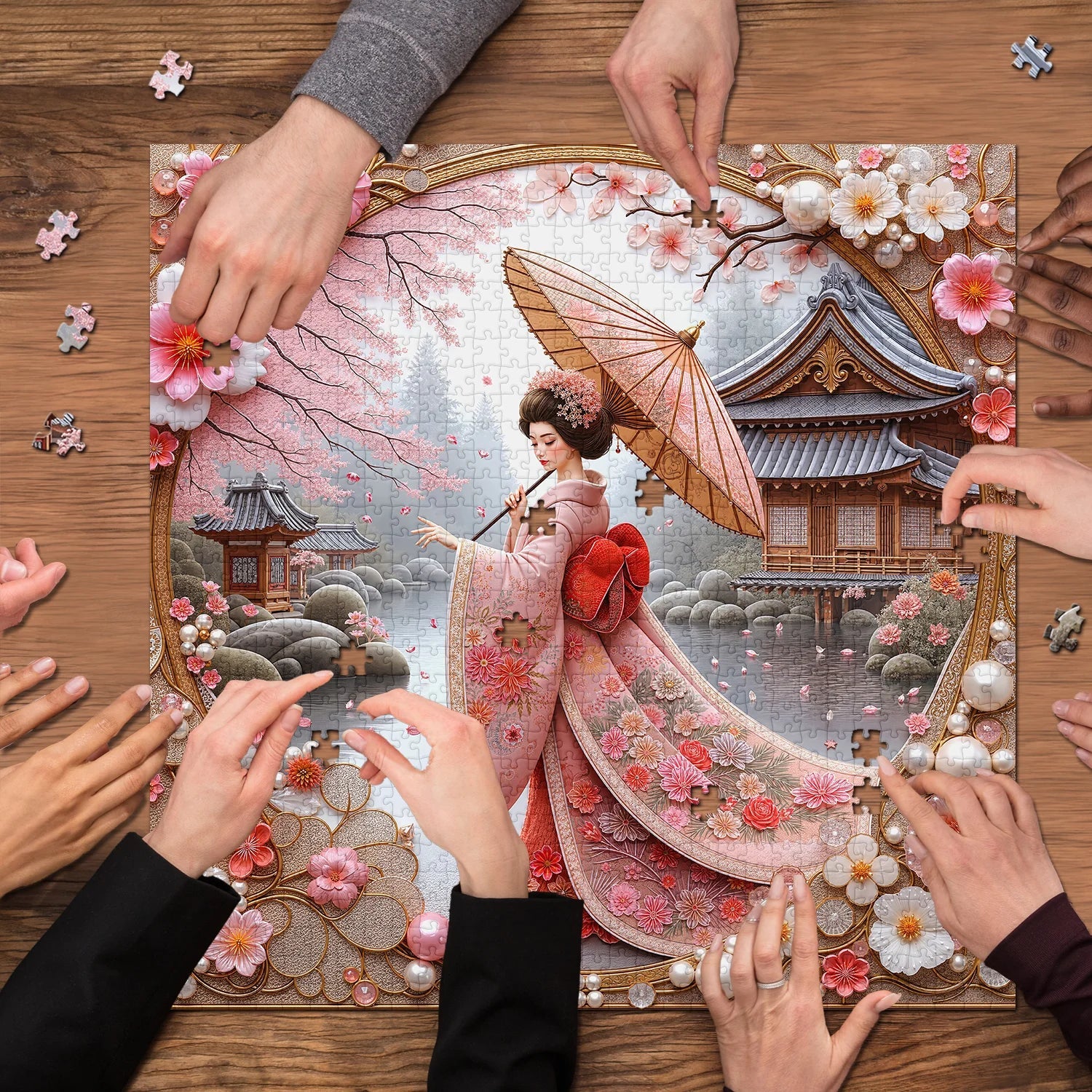 Blossom passeggia puzzle puzzle 1000 pezzi
