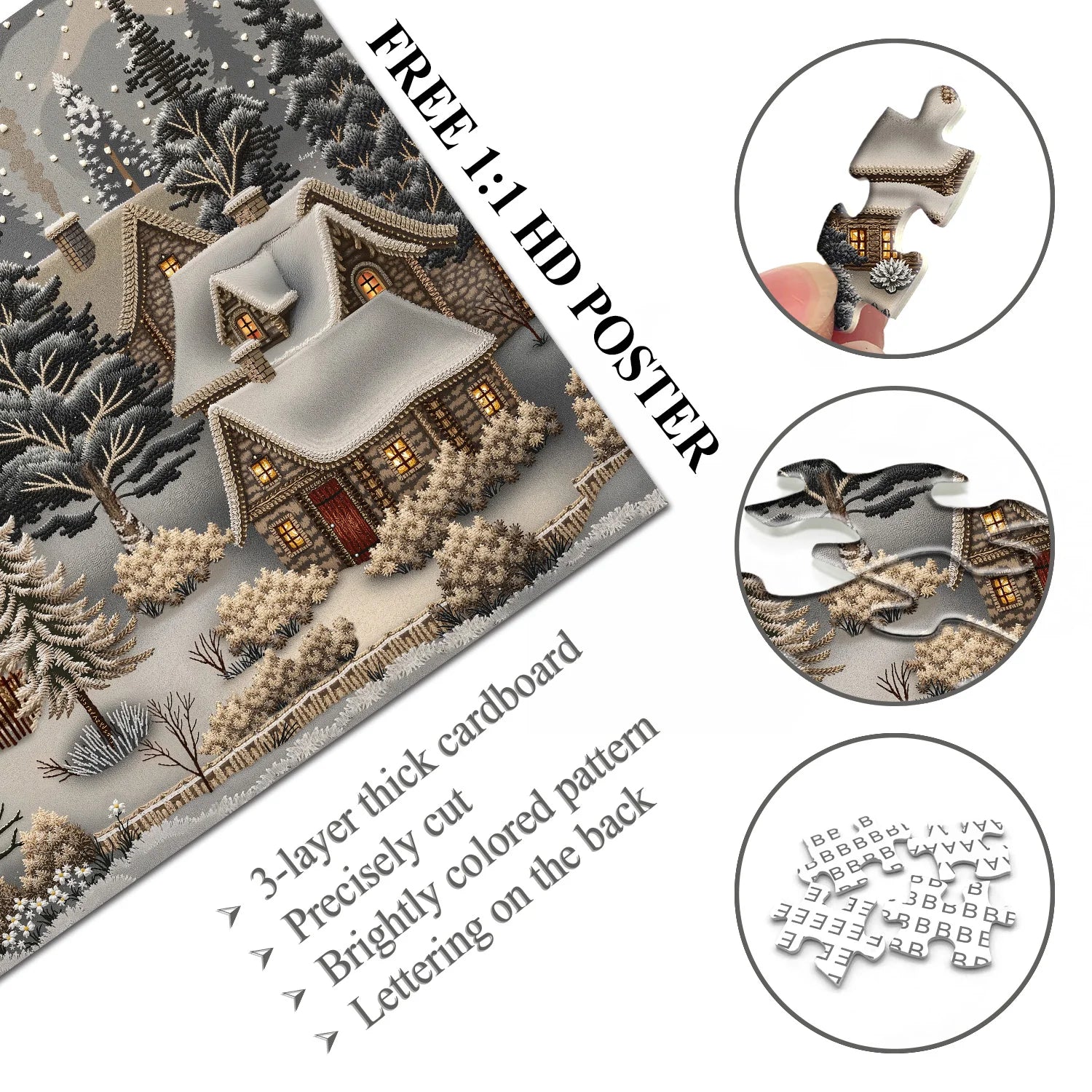 Night of Winter Jigsaw Puzzle 1000 Pieces