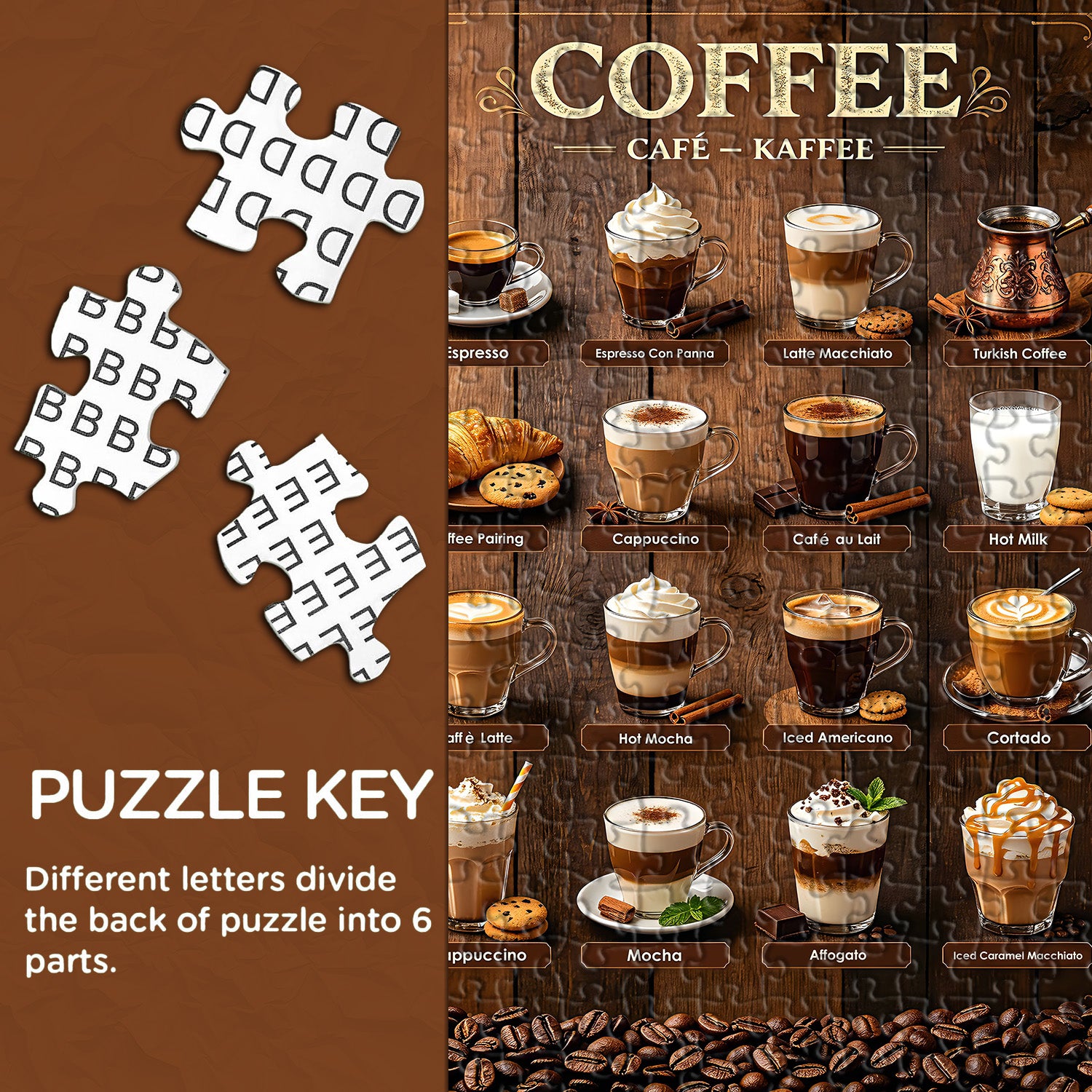 Cozy Café Vibes Jigsaw Puzzle 1000 Pieces