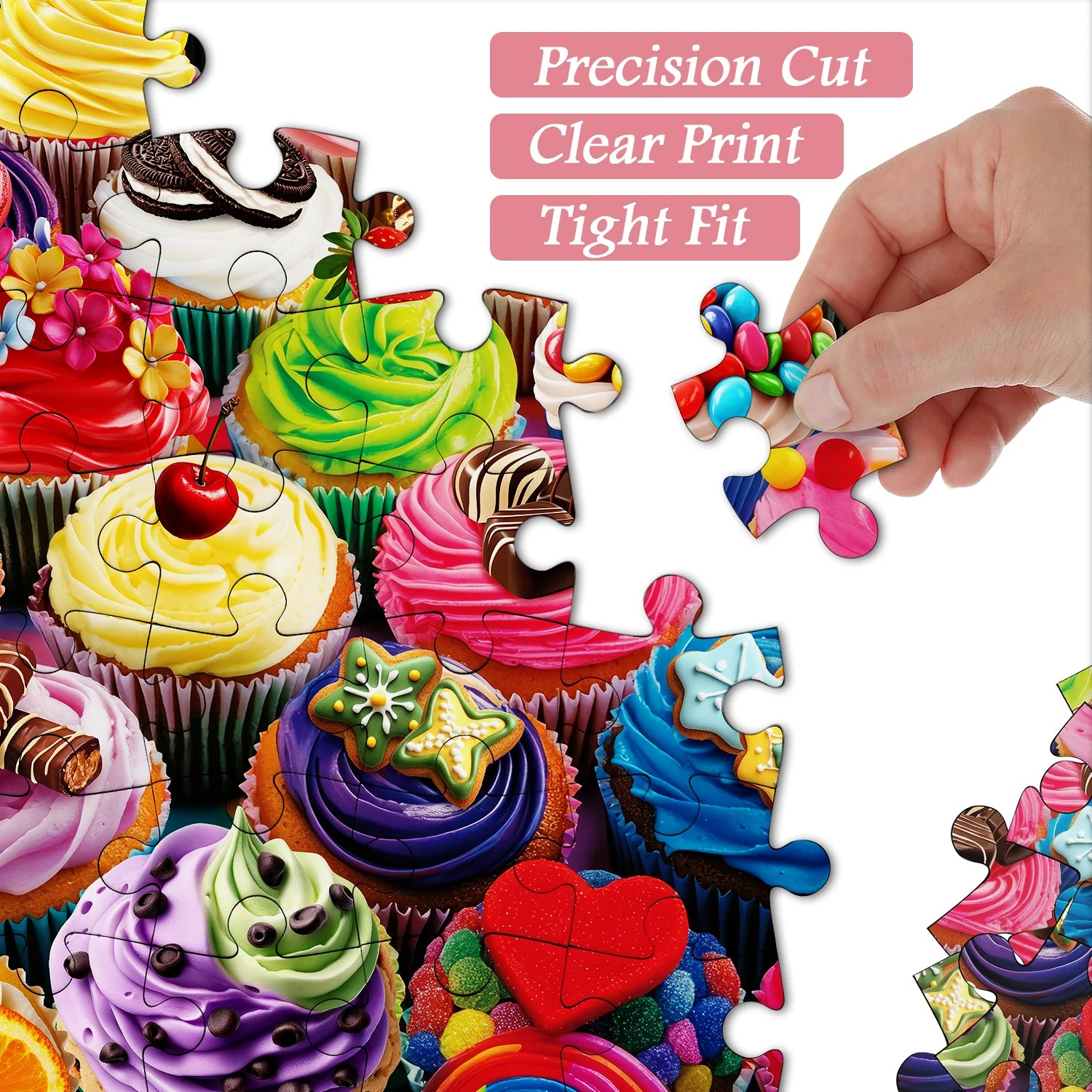 Colorful Cakes Jigsaw Puzzle 1000 Pieces