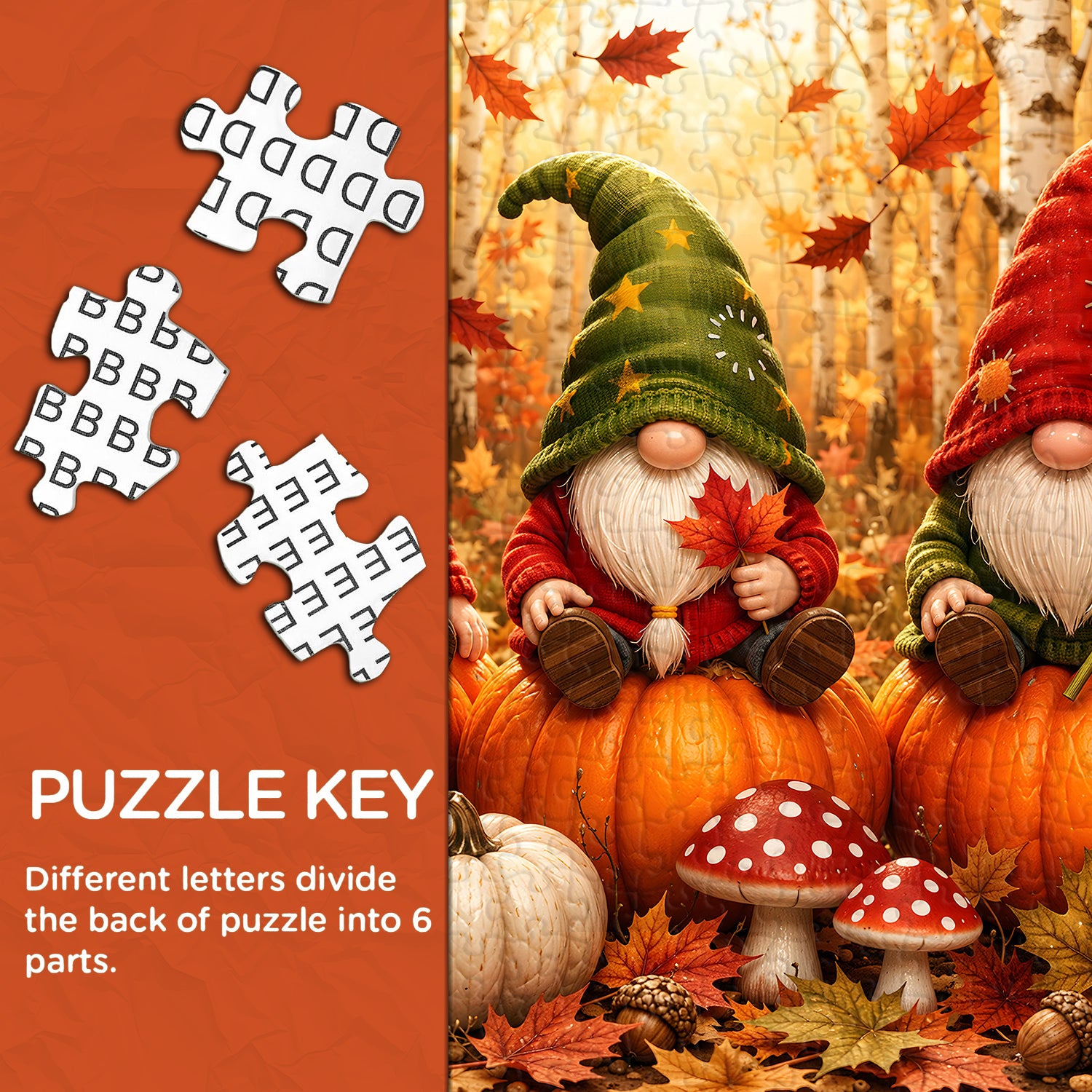 Gnome Harvest Season Jigsaw Puzzle 1000 Pieces