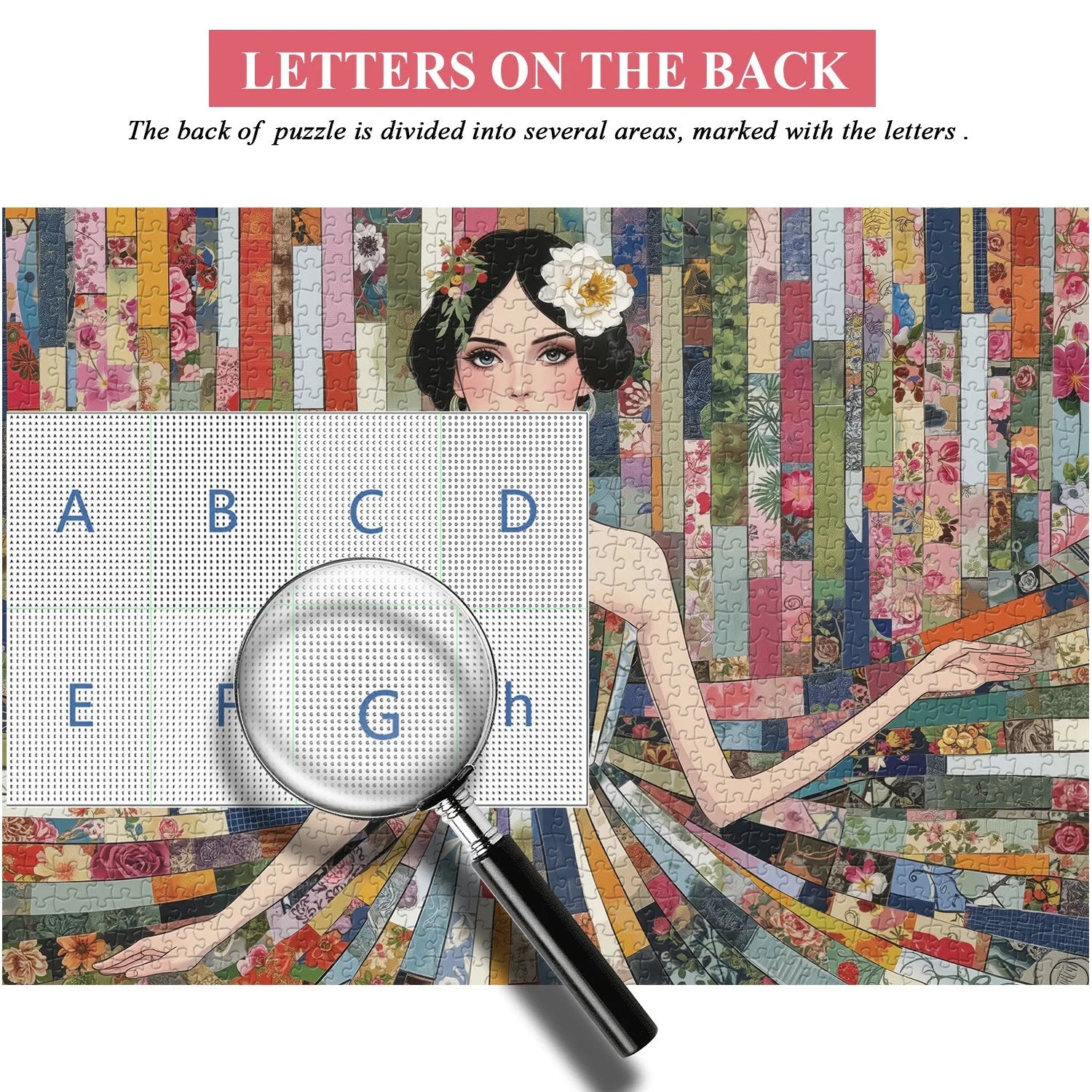 Puzzle Fille Patchwork 1000 Pièces