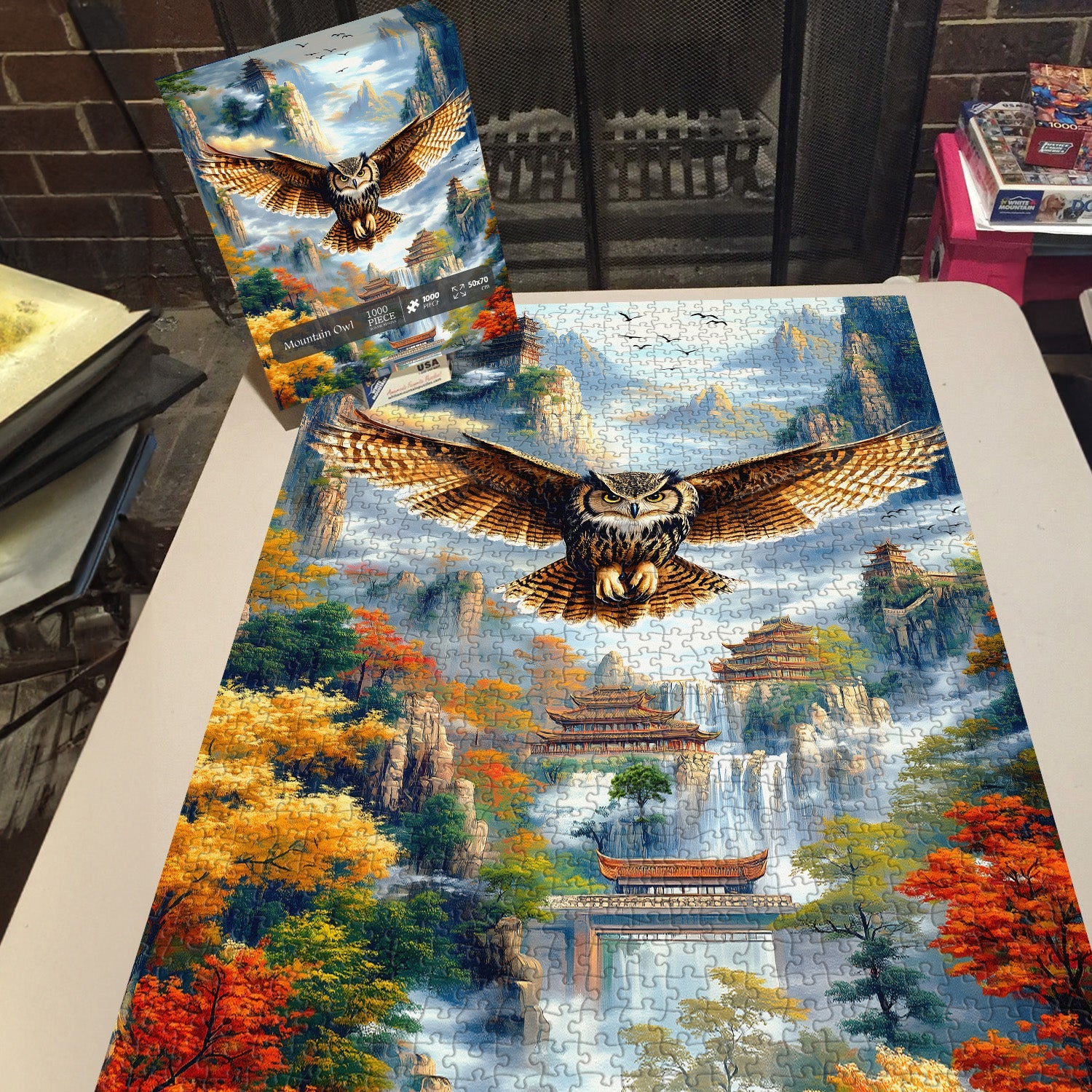 Mountain Owl Jigsaw Puzzle 1000 Pieces
