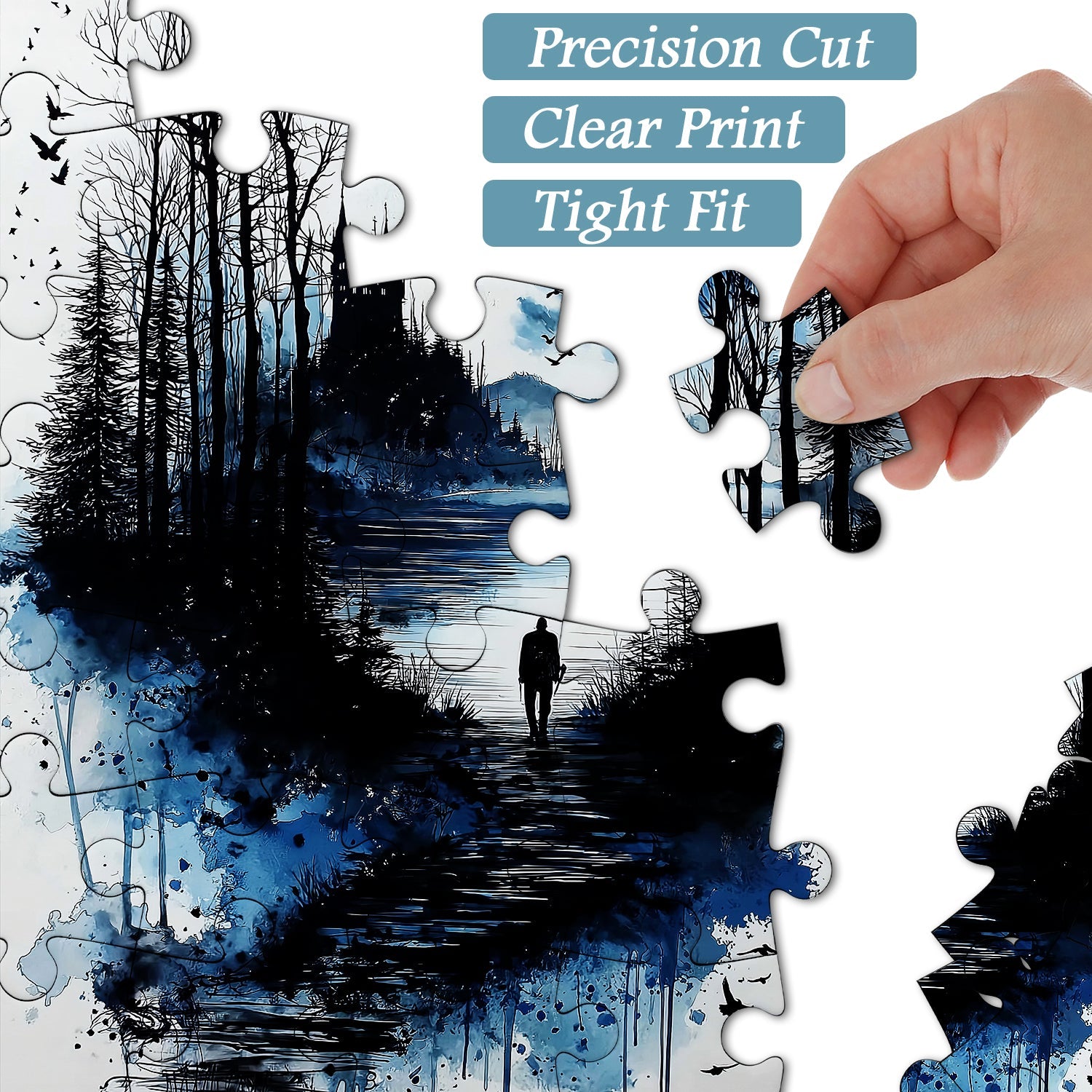 Puzzle Lone Shadow Lake 1000 pièces