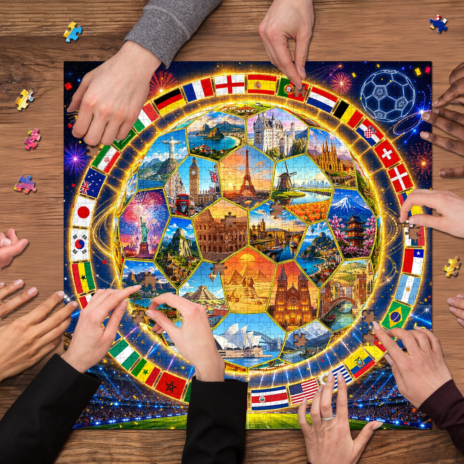 World of Football Jigsaw Puzzle 1000 Pieces