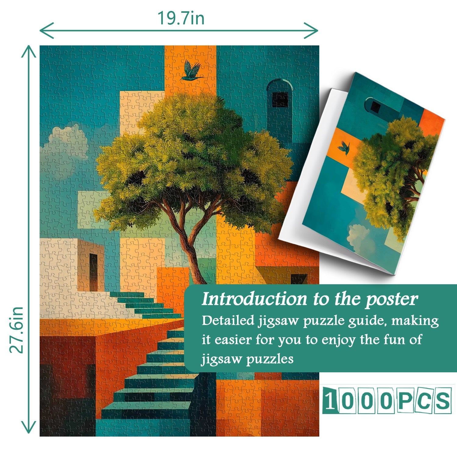 Arbre de géométrie puzzle 1000 pièces