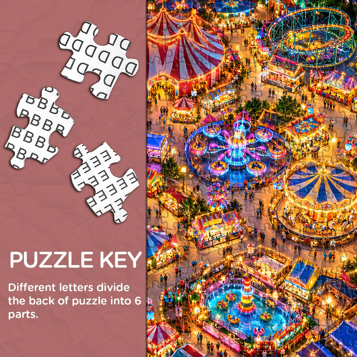 Puzzle Brilliant Park Panorama 1000 pièces