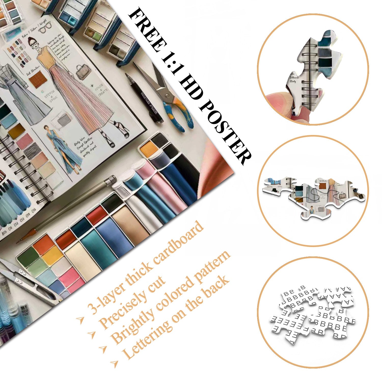 Design Diary Jigsaw Puzzle 1000 Pieces