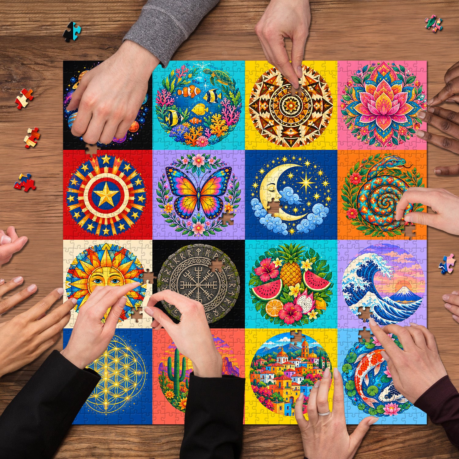 Circular Visions Jigsaw Puzzle 1000 Pieces